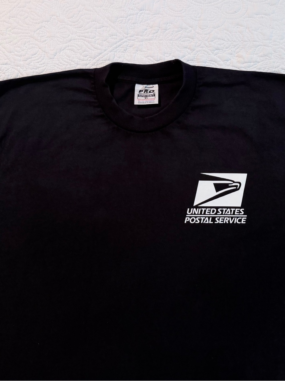 Pro 5 Super Heavy | USPS | Black T-Shirt | Men’s Size XL